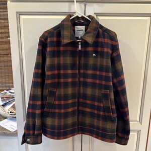 Wemoto WOOL Jacket Coat Mens SIZE Medium Plaid STREETWEAR